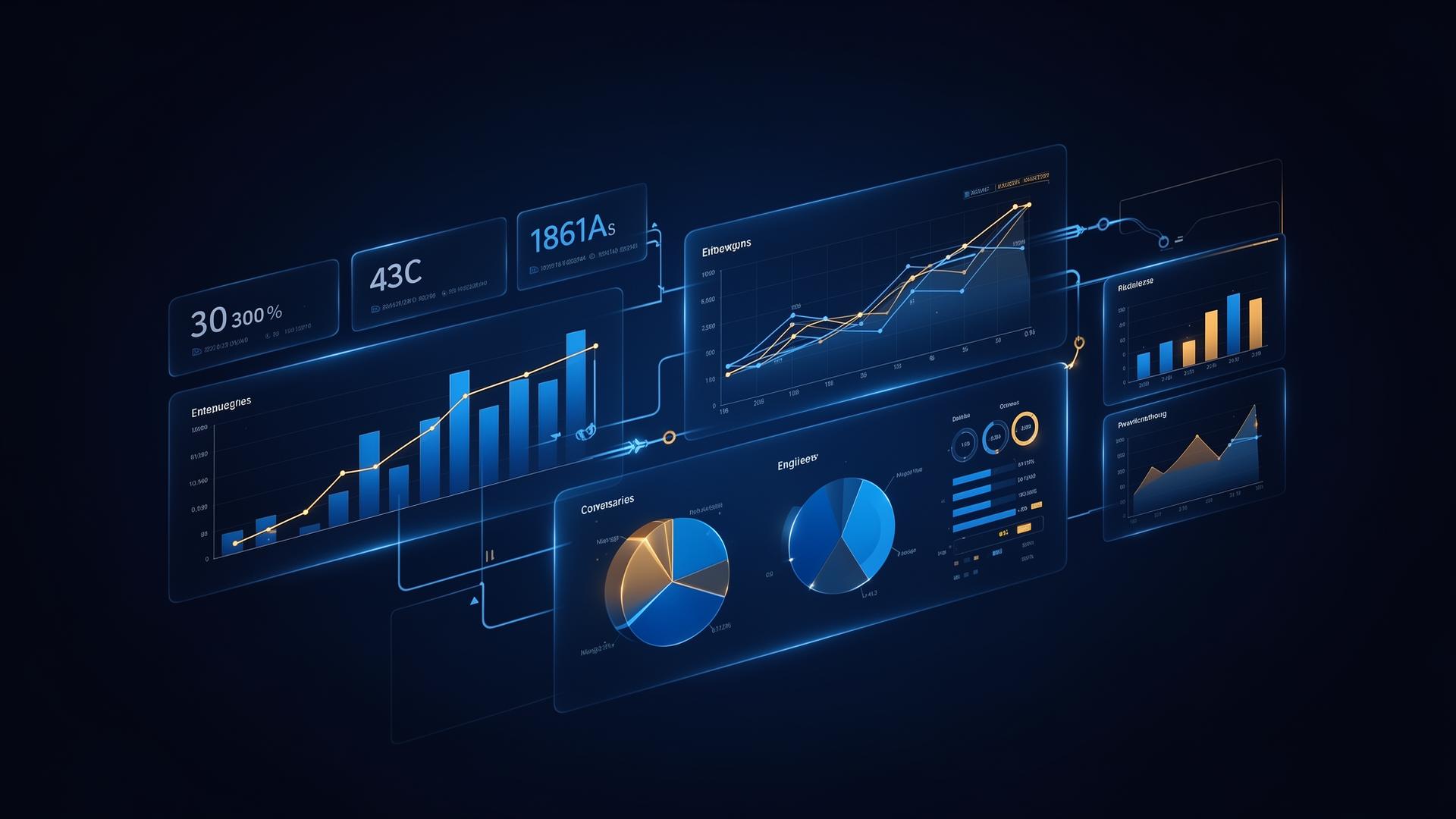 Dashboards e análises de Business Intelligence da Veero BI